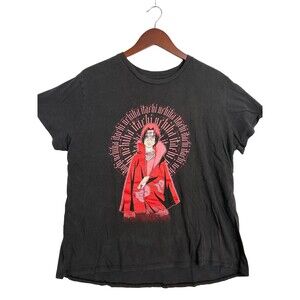 Naruto Shippuden Itachi Uchiha Akatsuki Women's T Shirt Large Black Anime Tee